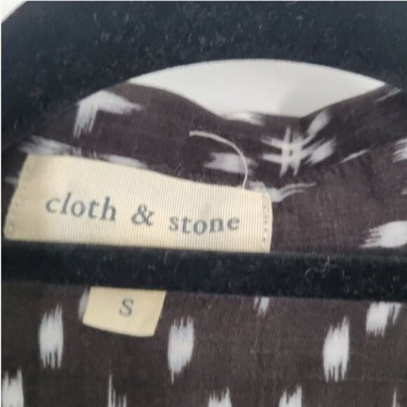 Cloth & Stone Blake Button Up Shirt Anthropologie Size S - Picture 2 of 3